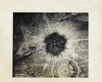 (ATOMIC BOMBS--TRINITY NUCLEAR TEST) A graphic and unfathomable series with 8 photographs by Berlyn Brixner (1911-2009) documenting the